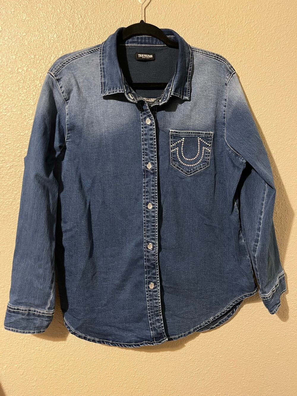 True religion women’s jean shirt/jacket